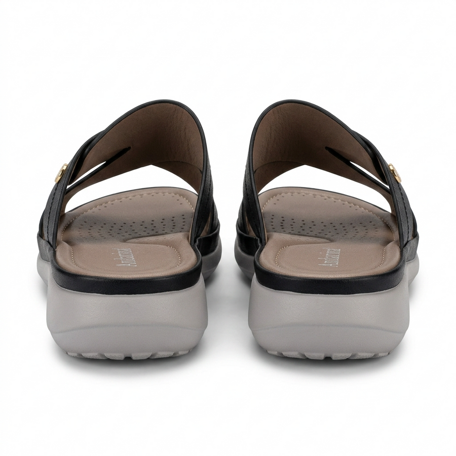 Sandales Femme Andarina – Brides Croisées  – Importées d'Espagne 🇪🇸 – Noir