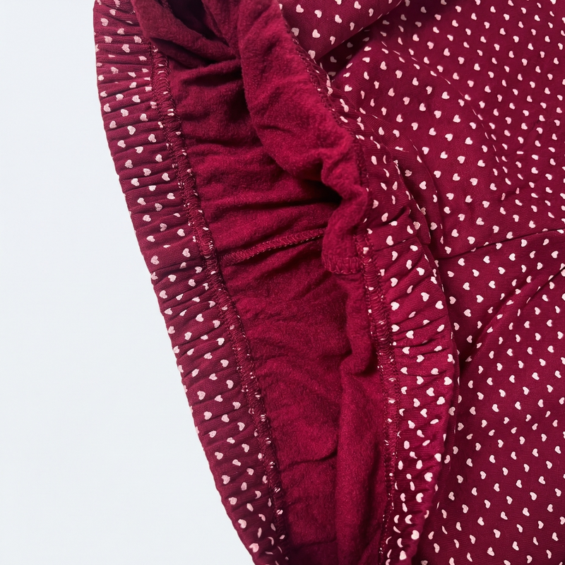 Pyjama Femme Confort Bordeaux – Importé d’Espagne 🇪🇸