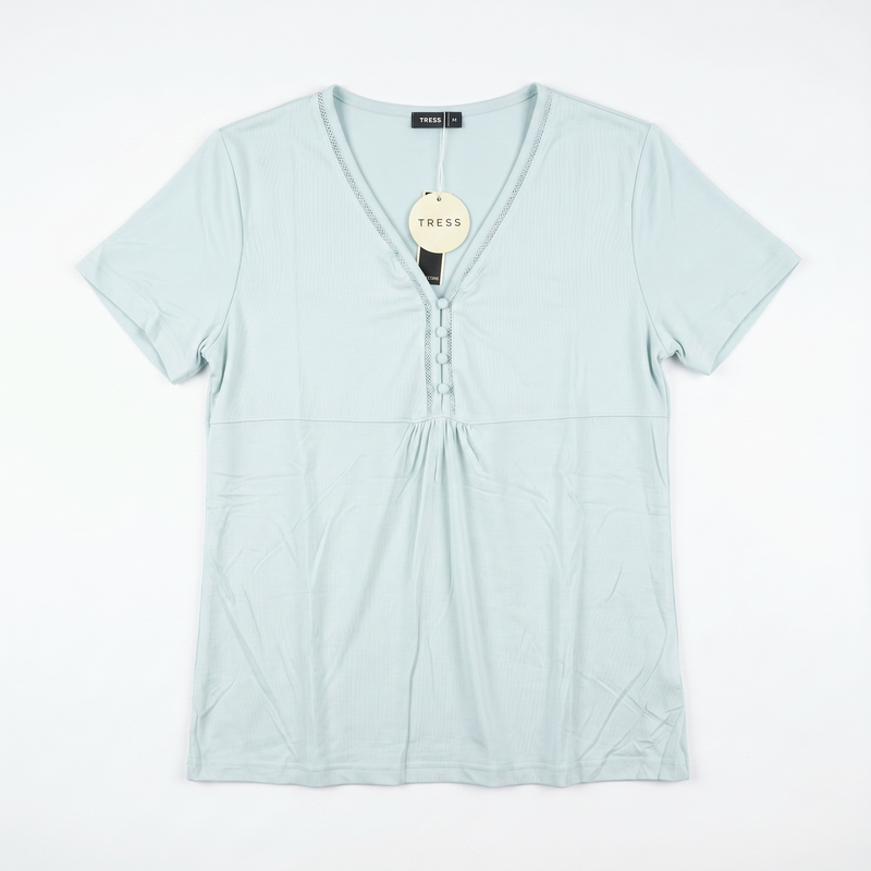 Pyjama Tress Femme Vert Menthe Élégant – Importé d’Espagne 🇪🇸