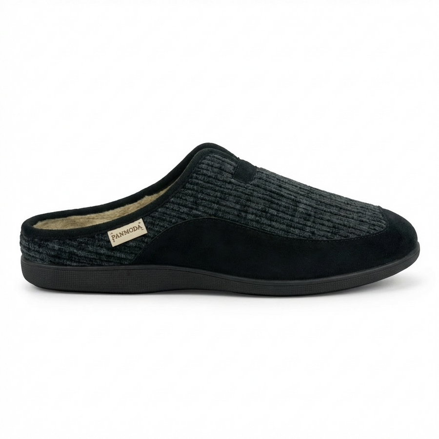 Pantoufles Homme Hiver Confort Noir – Importées d’Espagne – PN247588