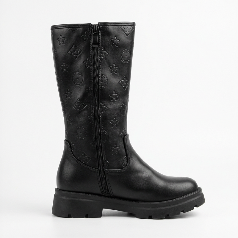 Bottes Fille Tendance Noire – Importées d’Espagne 🇪🇸