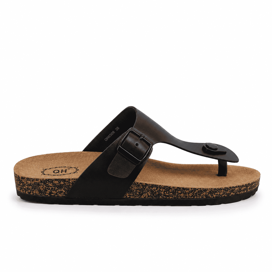 Sandales Femme HQ Confort  – Importées d’Espagne 🇪🇸 - Noir