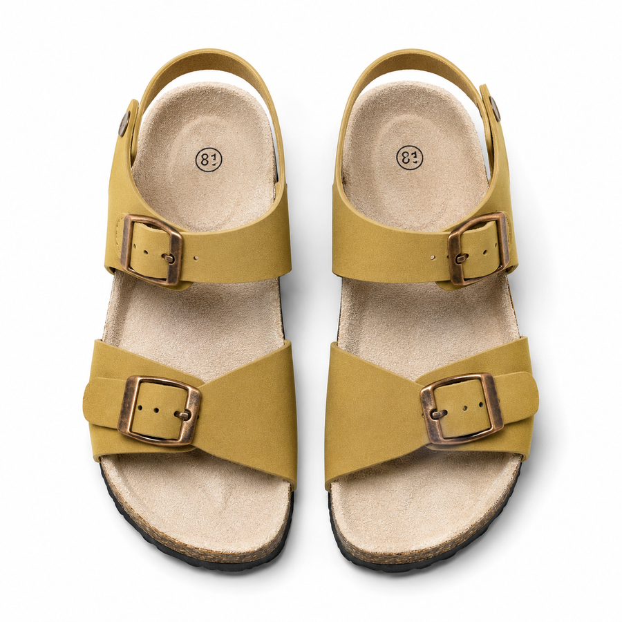 Sandales Enfant Moutarde 