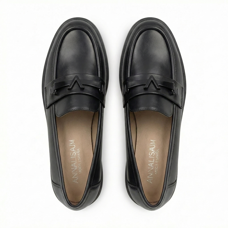 Mocassins Femme Noir – Made in Spain  🇪🇸