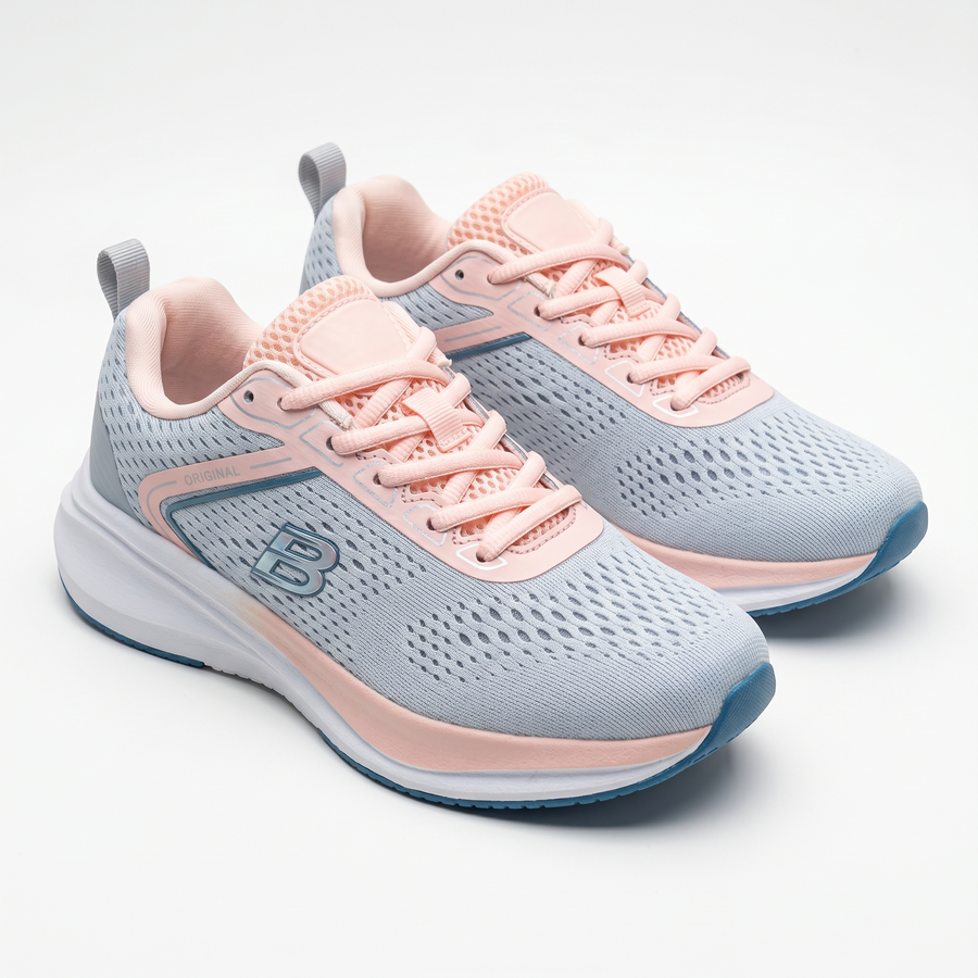 Sneakers Femme Wide Fit “Double Memory” – Importées d’Espagne 🇪🇸 – Gris