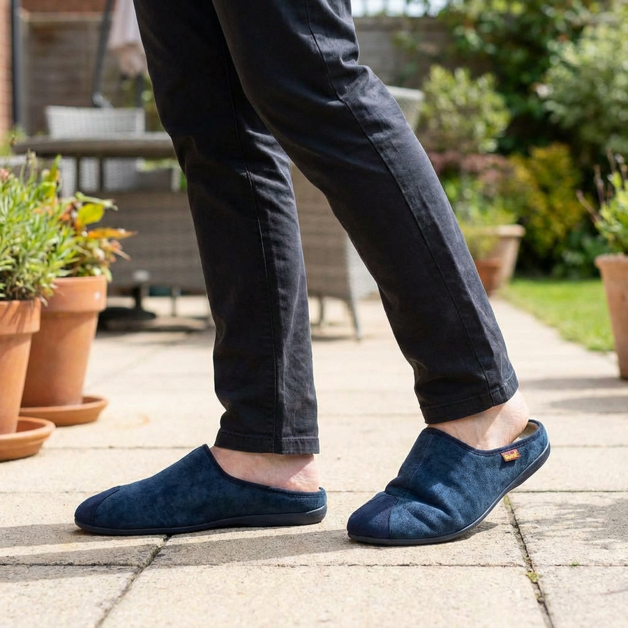 Sabots d'hiver homme Blue – Chaleur & qualité d'Espagne.