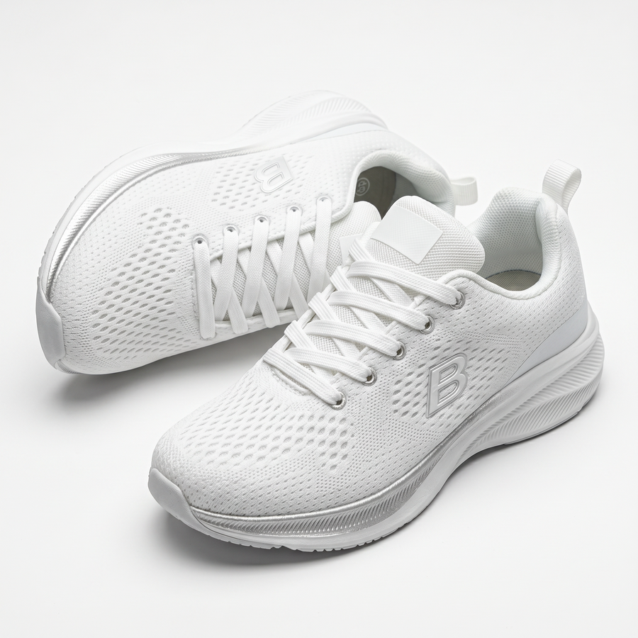 Sneakers Femme Respirantes “Double Memory” – Importées d’Espagne  🇪🇸 – Blanc