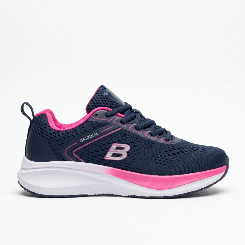 Sneakers Femme Bleu Marine Wide Fit “Double Memory” – Importées d’Espagne 🇪🇸