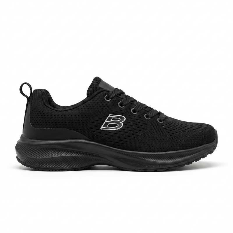 Sneakers Femme Noires Respirantes “Double Memory” – Importées d’Espagne  🇪🇸