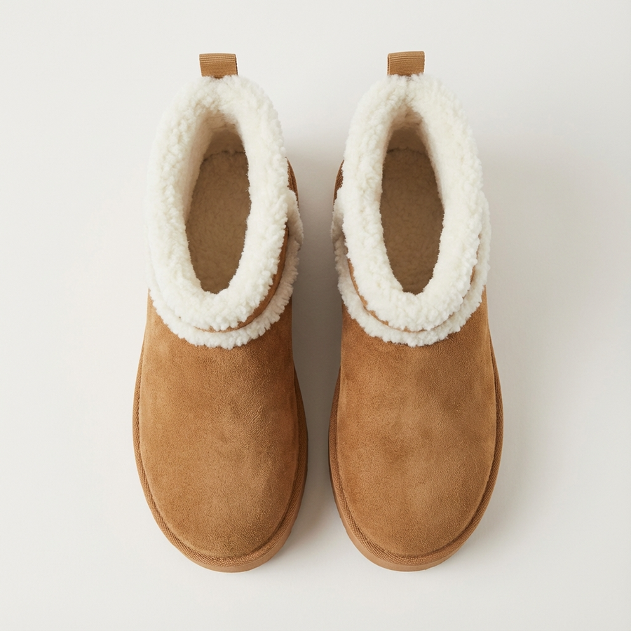 Bottines Camel Fourrées –  Importées d’Espagne 🇪🇸