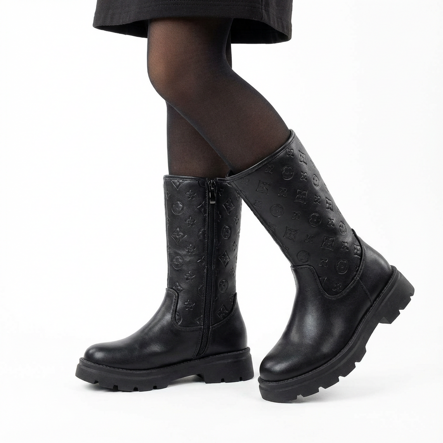 Bottes Fille Tendance Noire – Importées d’Espagne 🇪🇸