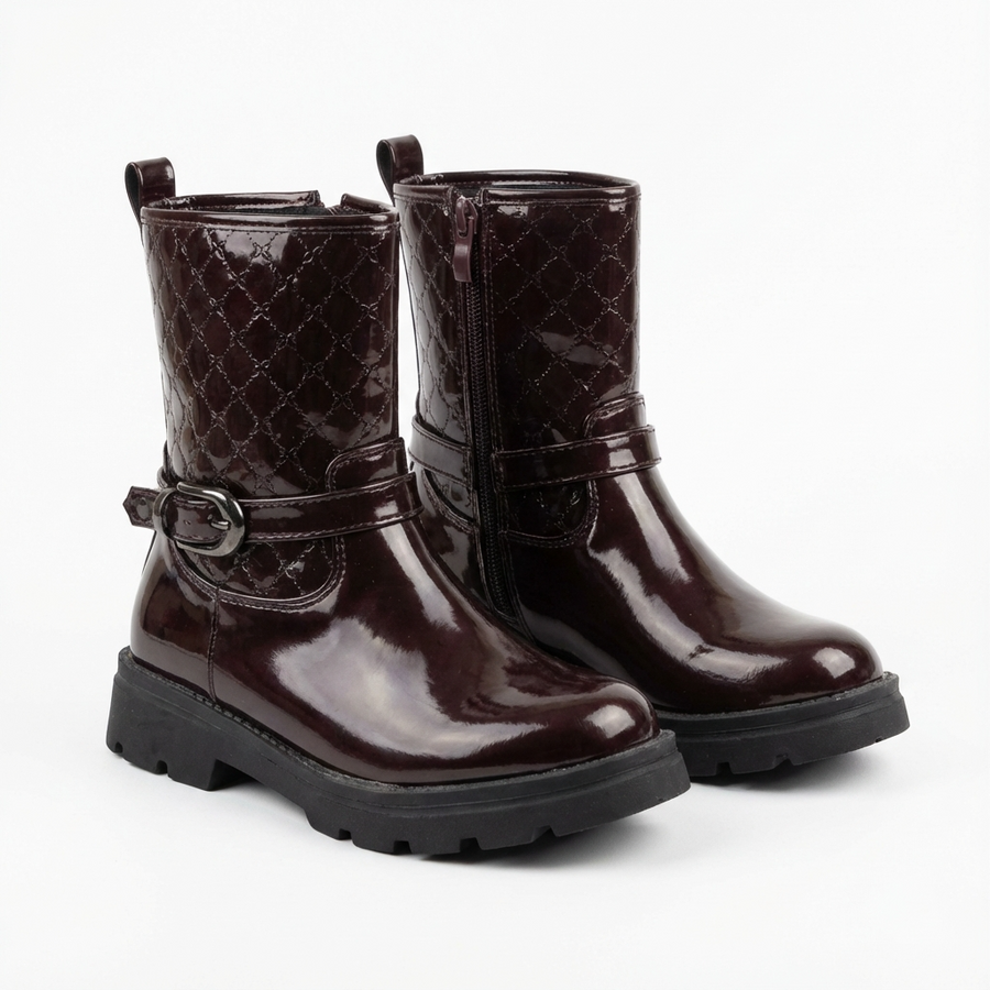 Bottines fille Marron – Importées d’Espagne 🇪🇸
