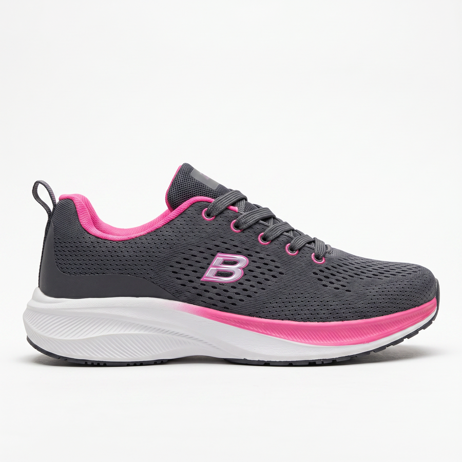 Sneakers Femme Respirantes “Double Memory” – Importées d’Espagne  🇪🇸 – Gris