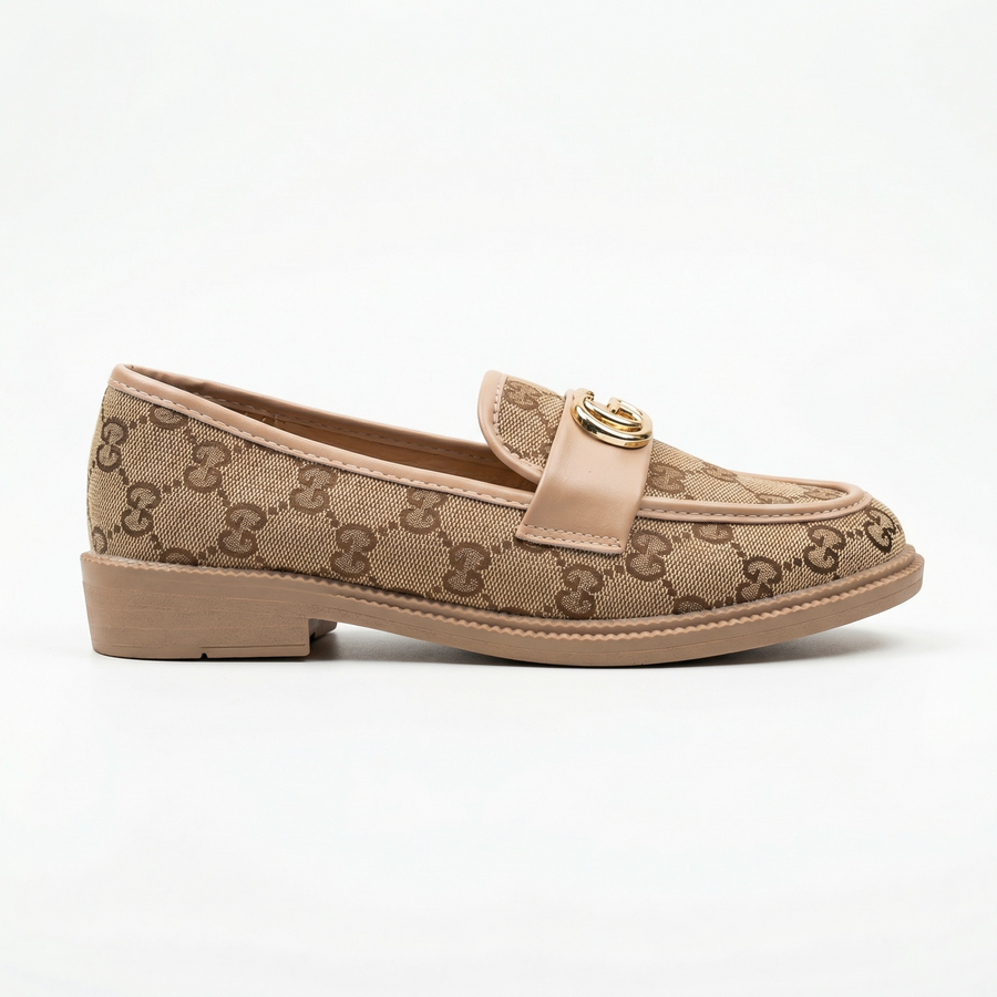 Mocassins Femme Taupe Clair – Fabriqué en Espagne 🇪🇸