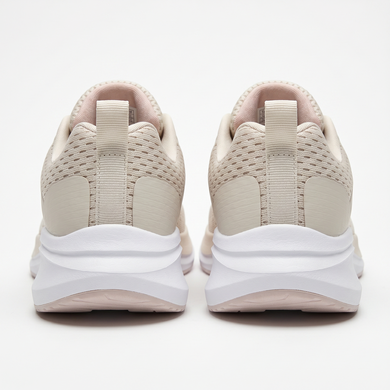 Sneakers Femme Beige Wide Fit “Double Memory” – Importées d’Espagne 🇪🇸