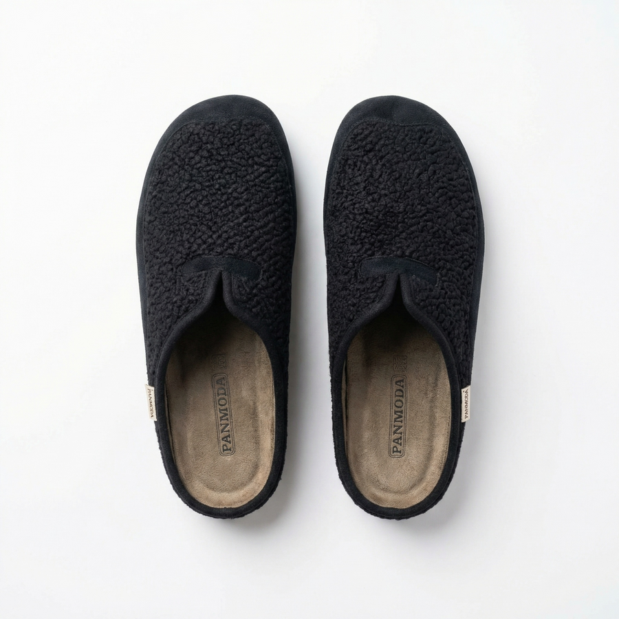 Pantoufles Homme Hiver Confort Noir  | Importées d’Espagne -PN247582