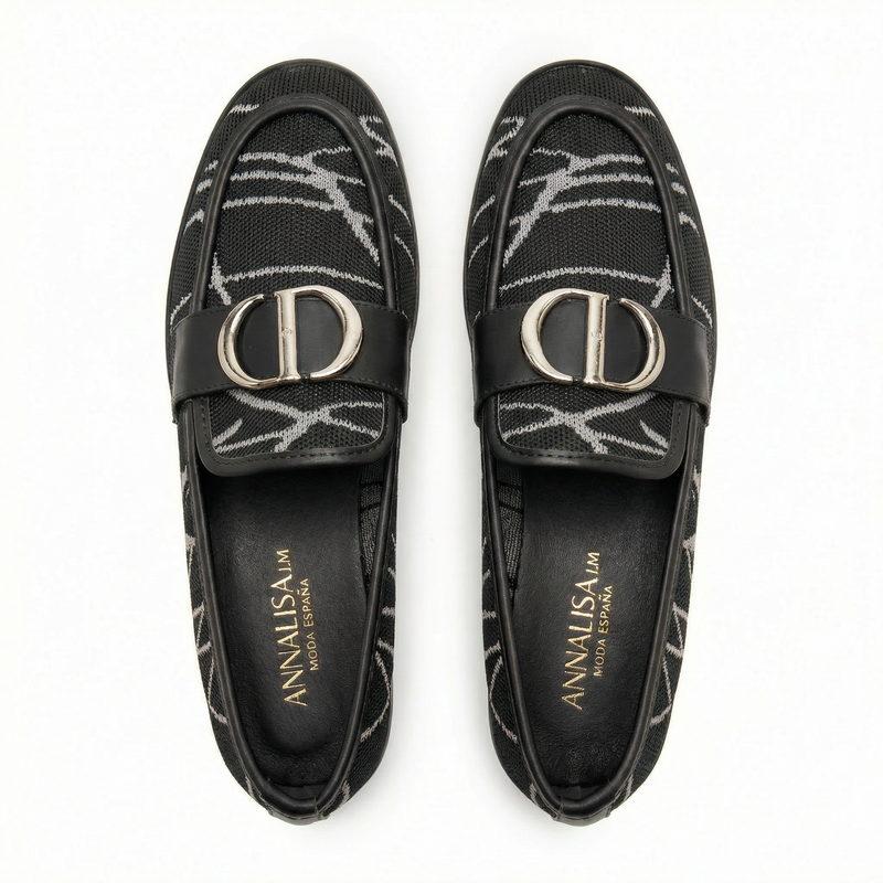 Mocassins femme noirs – Fabriqués en Espagne 🇪🇸