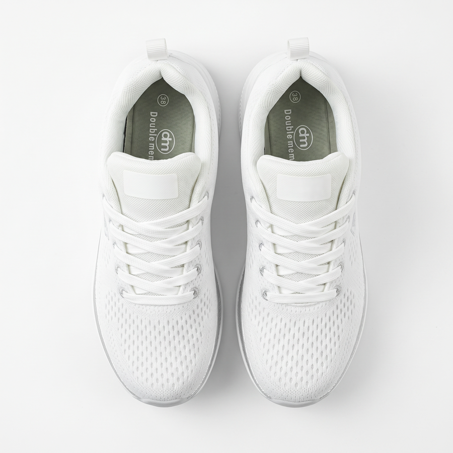 Sneakers Femme Respirantes “Double Memory” – Importées d’Espagne  🇪🇸 – Blanc