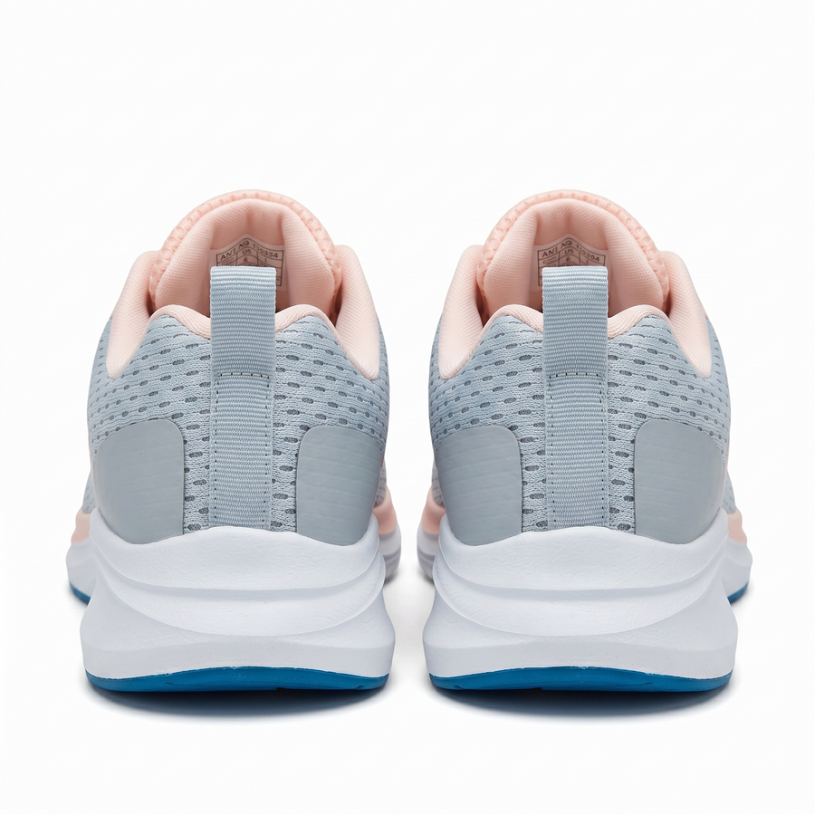 Sneakers Femme Wide Fit “Double Memory” – Importées d’Espagne 🇪🇸 – Gris