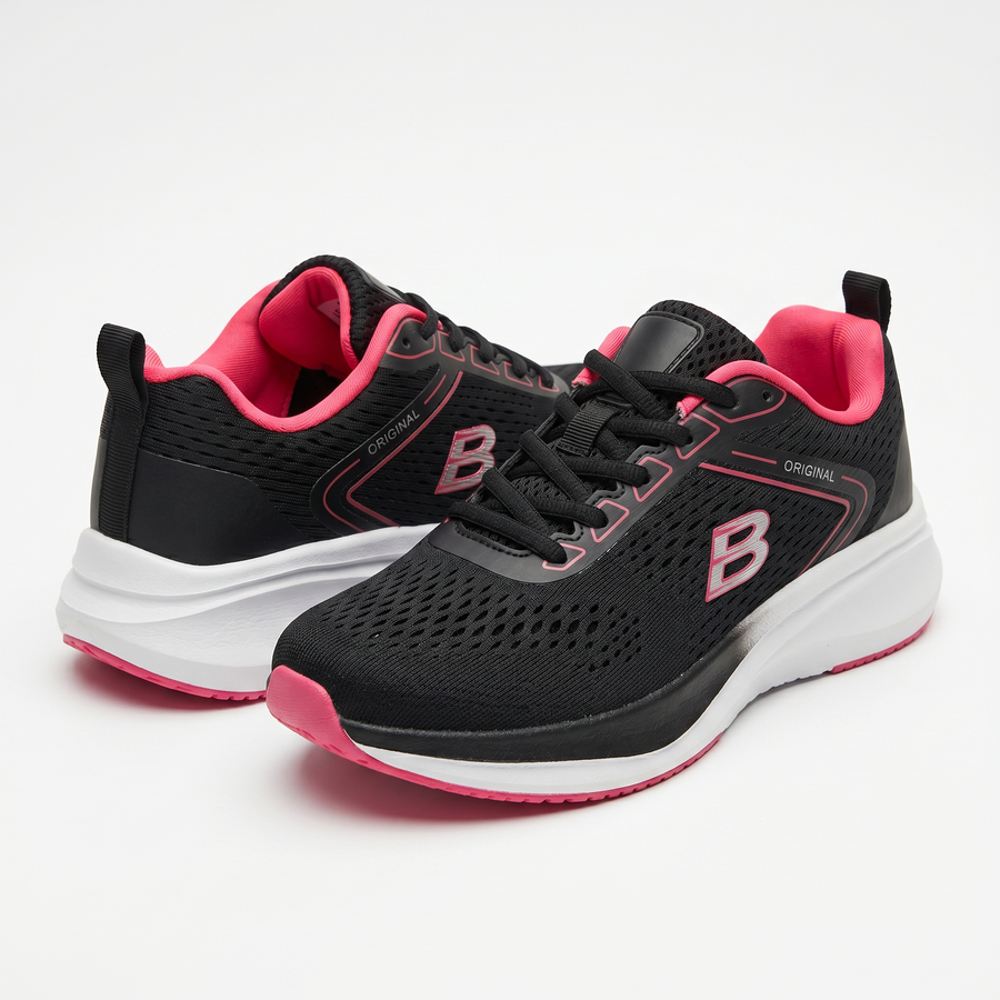 Sneakers Femme Wide Fit “Double Memory” – Importées d’Espagne 🇪🇸 – Noir