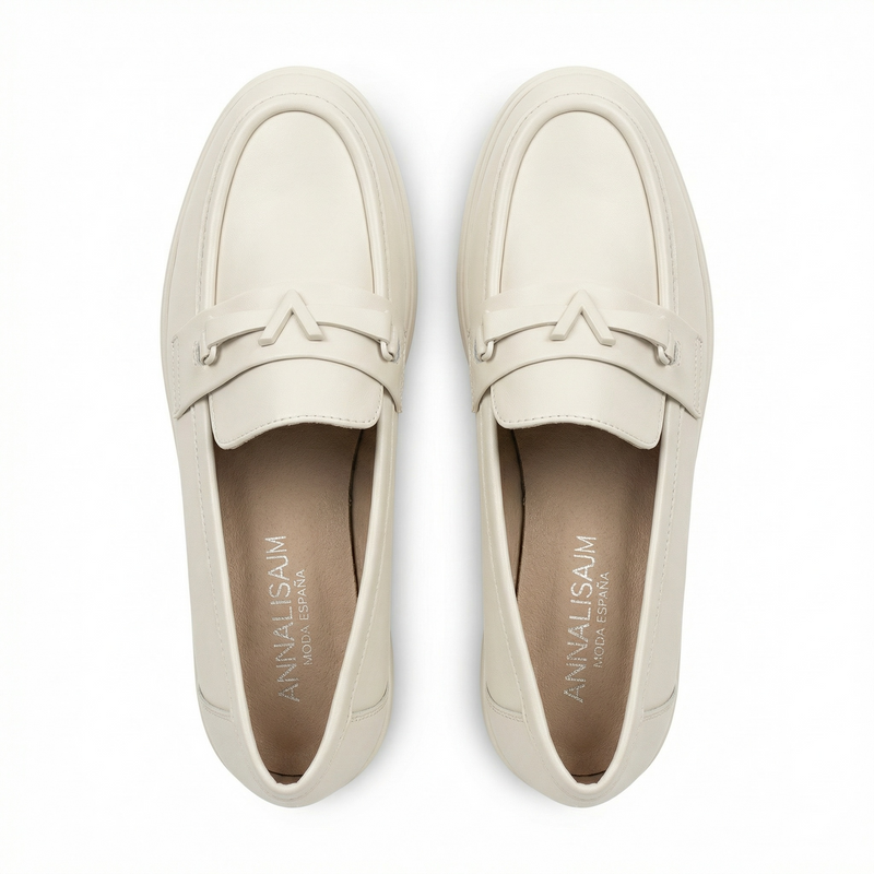Mocassins Femme écru – Made in Spain 🇪🇸