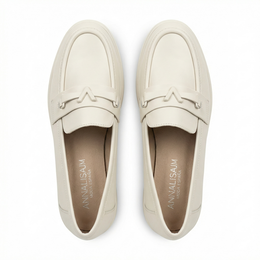 Mocassins Femme écru – Made in Spain 🇪🇸