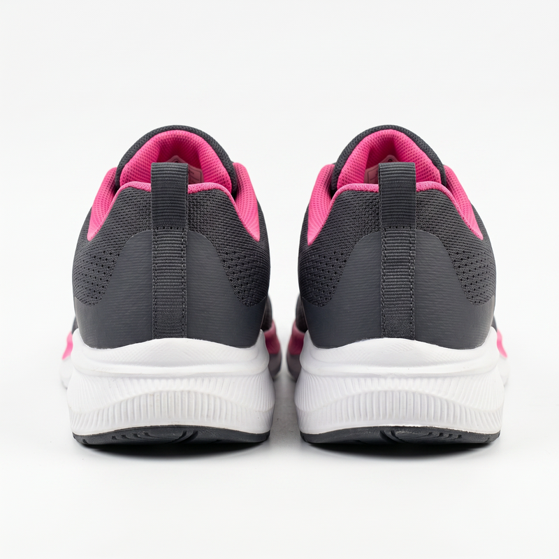 Sneakers Femme Gris Anthracite Respirantes “Double Memory” – Importées d’Espagne  🇪🇸