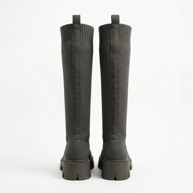 Bottes chaussette femme kaki – Importées d’Espagne  🇪🇸