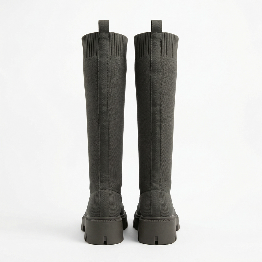 Bottes chaussette femme kaki – Importées d’Espagne  🇪🇸