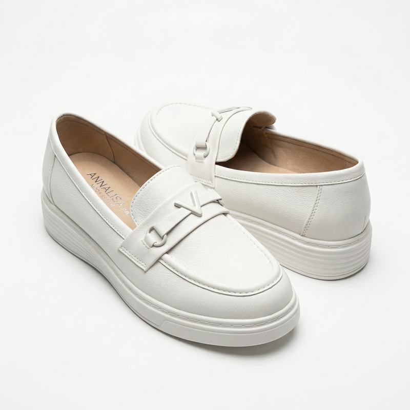 Mocassins Femme écru – Made in Spain 🇪🇸