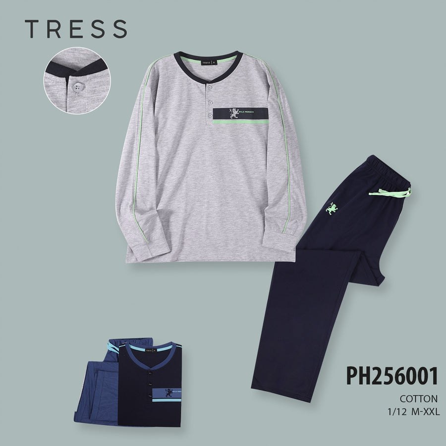 Pyjama Homme en Coton – Confort & Élégance ( TRESS )