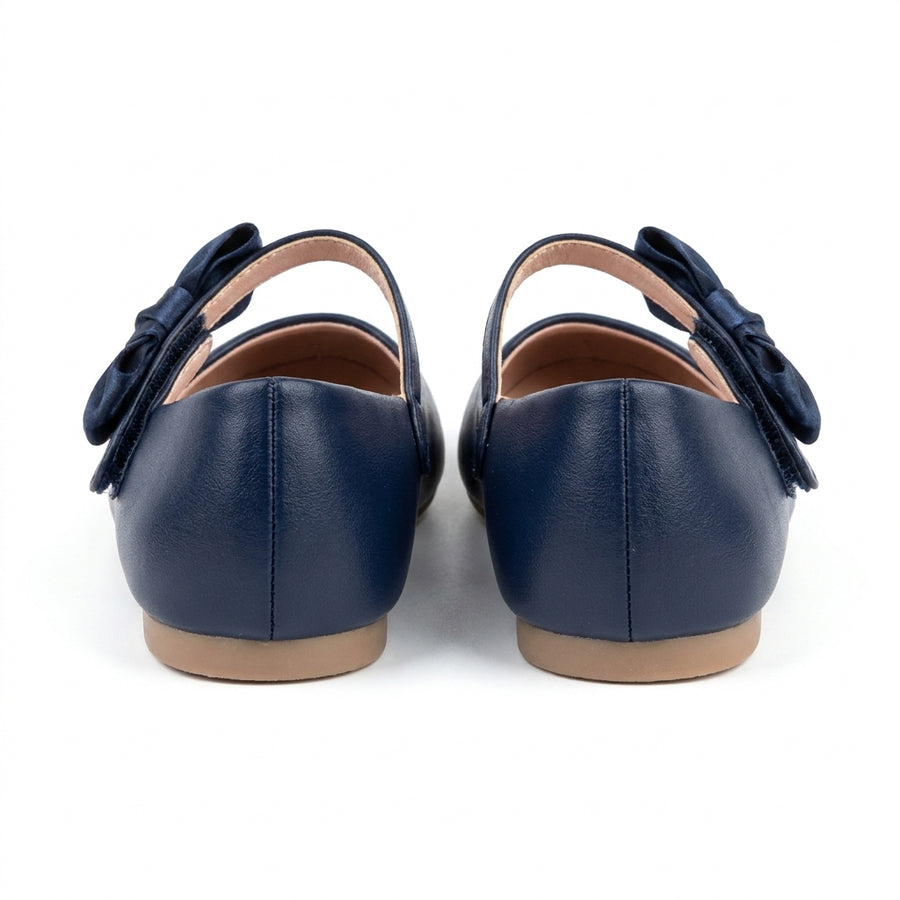 Ballerines Fille Mary Jane à Nœud – Bubble Kids – Importées d’Espagne 🇪🇸 – Bleu_Marine