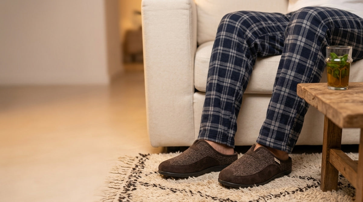 Pantoufles homme chaudes – Bombas Maroc