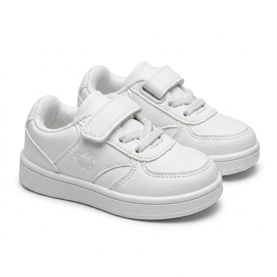 Baskets Bébé Blanches Scratch – Importées d’Espagne 🇪🇸
