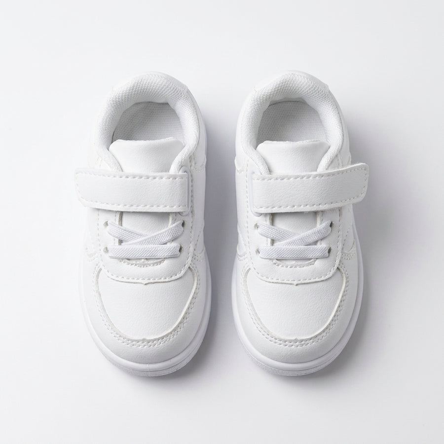 Baskets Bébé Blanches Scratch – Importées d’Espagne 🇪🇸