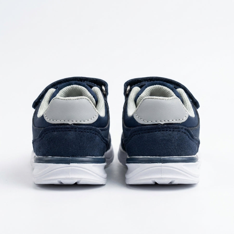 Baskets Bébé Garçon Scratch – BONINO – Importées d’Espagne 🇪🇸 – Bleu Marine