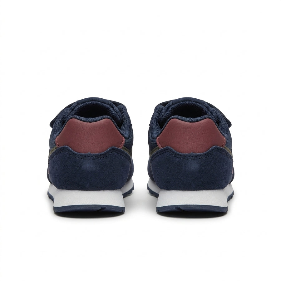 Baskets Enfant Rétro Scratch – BONNINO – Importées d’Espagne 🇪🇸 –  Bordeaux & Bleu_Marine