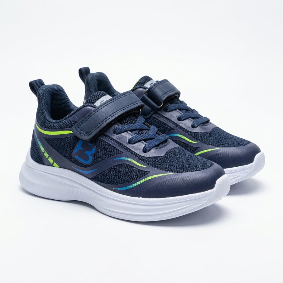 Baskets Enfant Running Memory Scratch – Importées d’Espagne 🇪🇸 – Bleu Marine