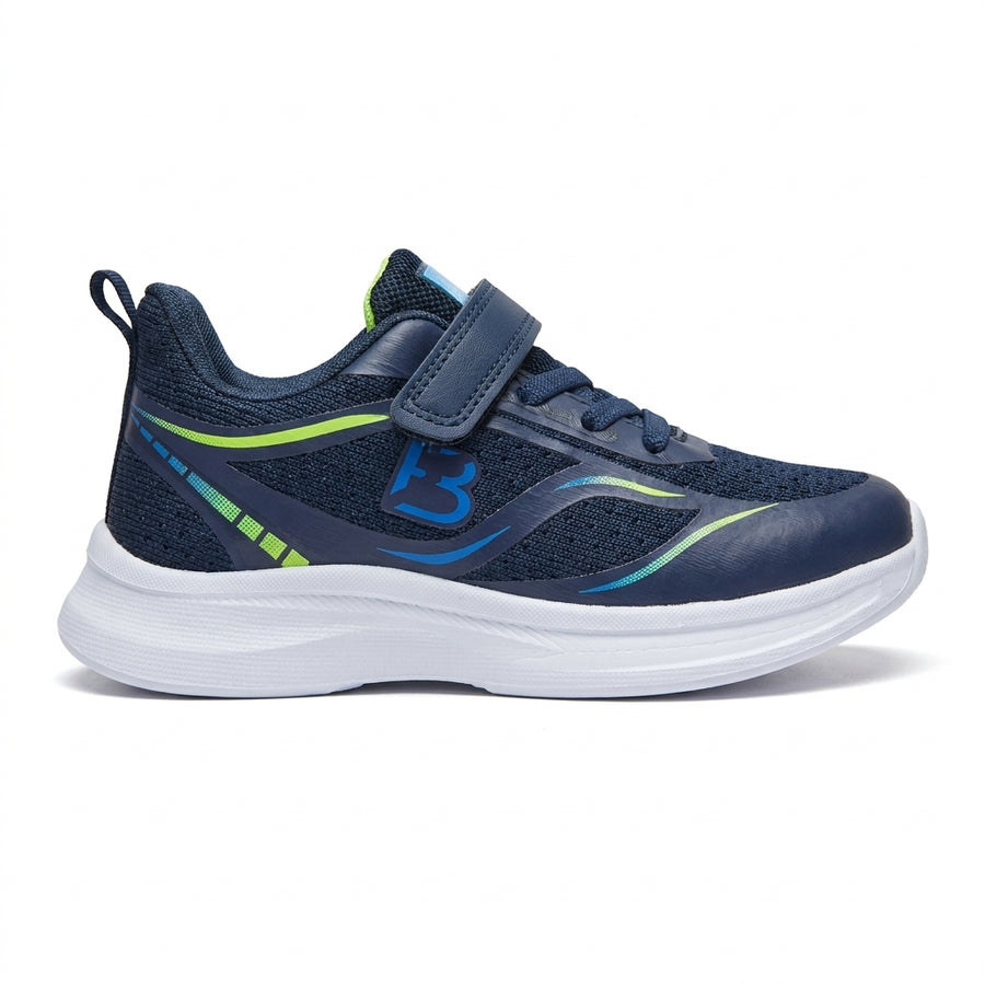 Baskets Enfant Running Memory Scratch – Importées d’Espagne 🇪🇸 – Bleu Marine
