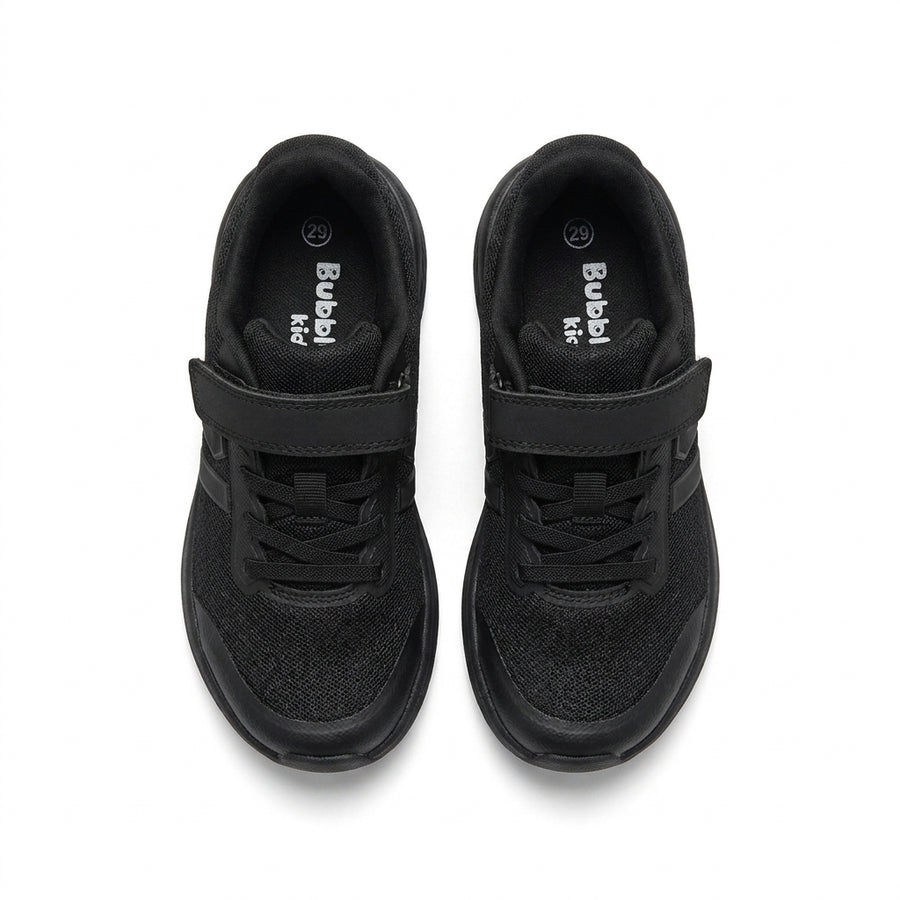 Baskets Sport Enfant à Scratch – Noir Total