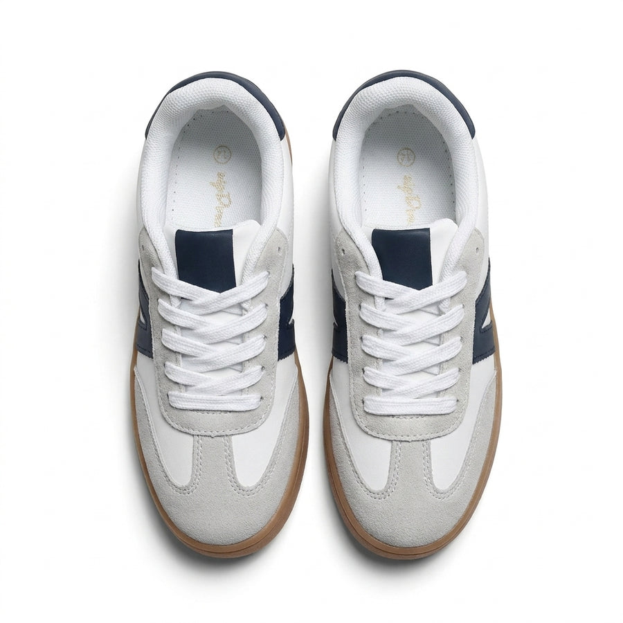 Baskets Enfant Terrace – Importées d’Espagne 🇪🇸 – Bleu Marine & Blanc