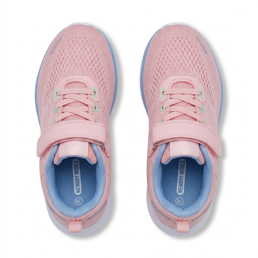 Baskets Fille Running Mémoire de Forme – Importées d’Espagne 🇪🇸 –  Bleu Ciel & Rose