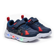 Boys' Light-Up LED Dinosaur Sneakers – BUBBLE KIDS – Navy Blue