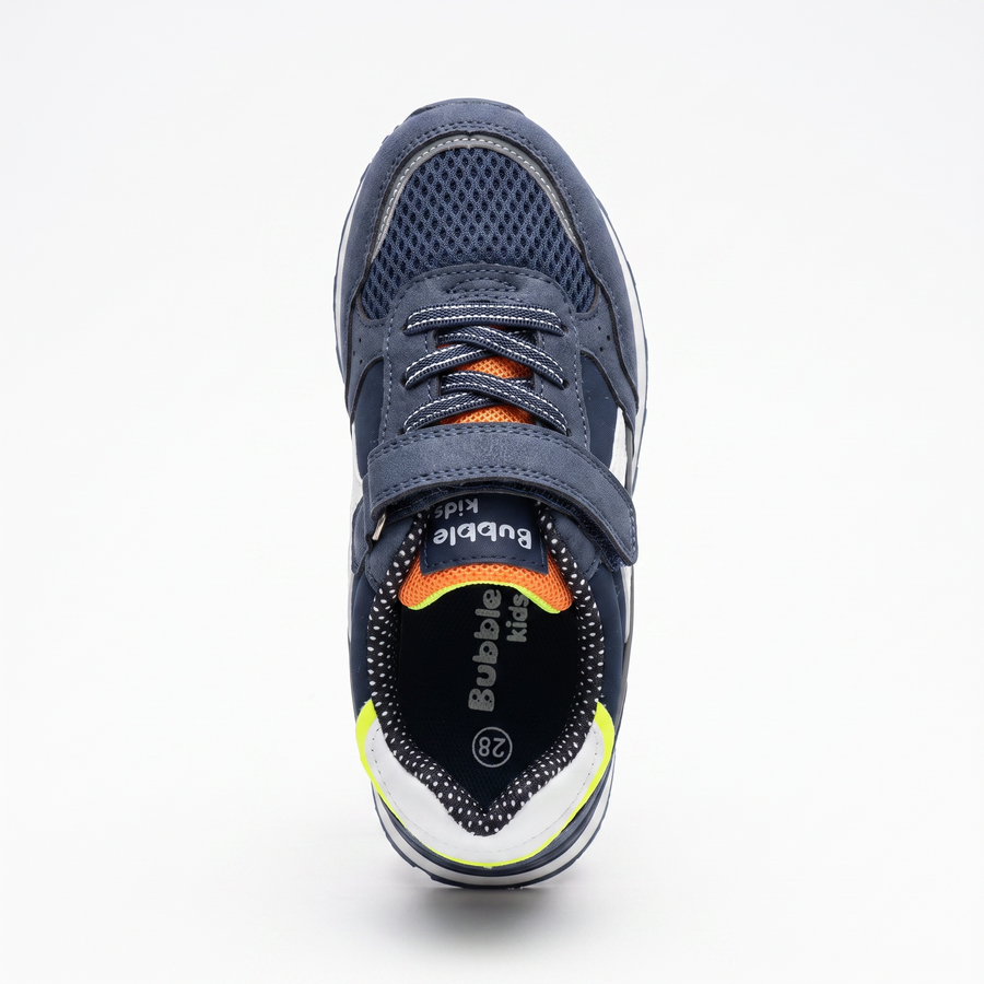 Baskets Garçon Rétro Runner – Bubble – Importées d’Espagne 🇪🇸 – Marine