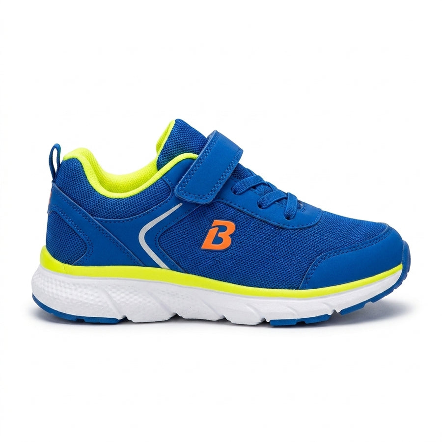 Baskets Garçon Running Scratch – Importées d’Espagne 🇪🇸 –  Vert Fluo & Bleu