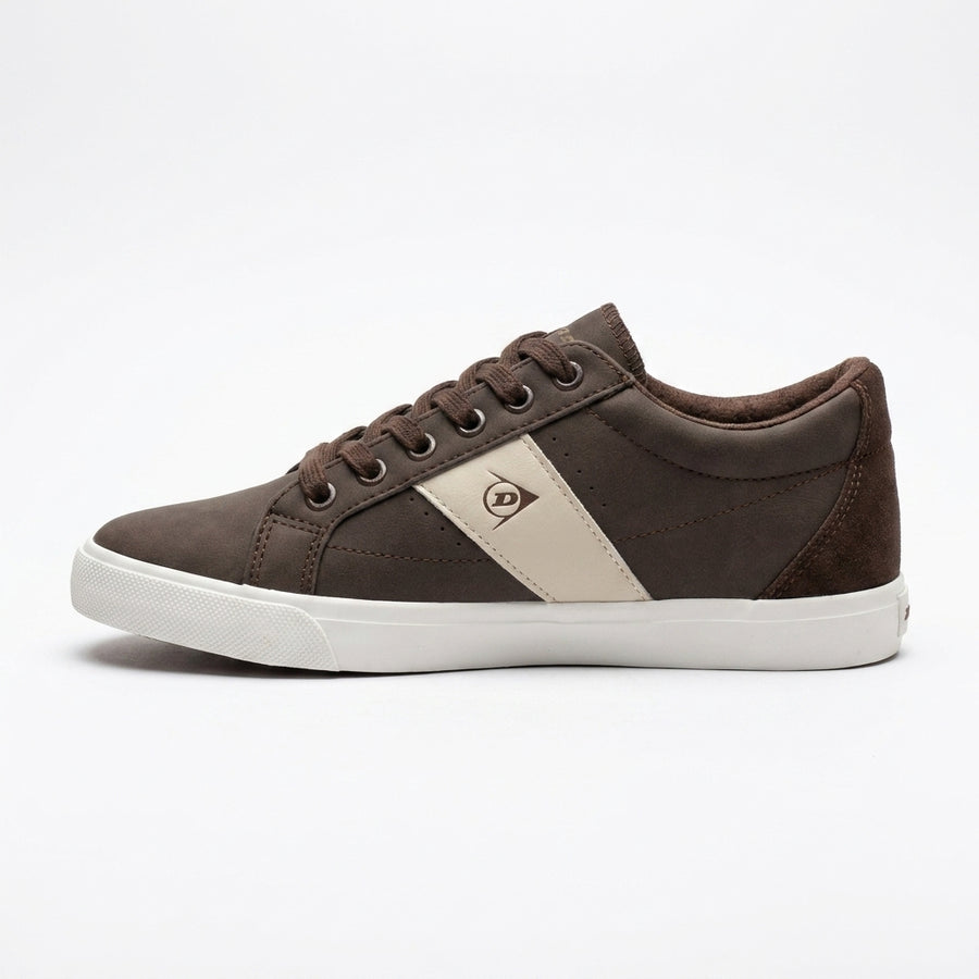 Baskets Homme Dunlop Marron & Beige – Importées d’Espagne 🇪🇸