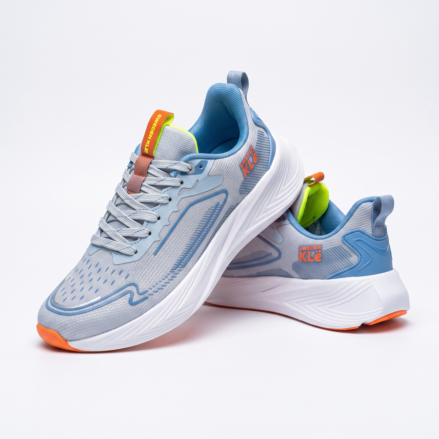 Baskets Homme Sweden KLE Gris & Bleu – Importées d’Espagne 🇪🇸
