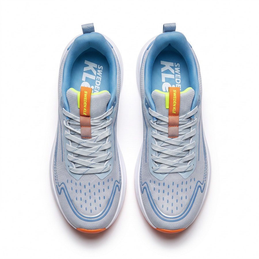 Baskets Homme Sweden KLE Gris & Bleu – Importées d’Espagne 🇪🇸