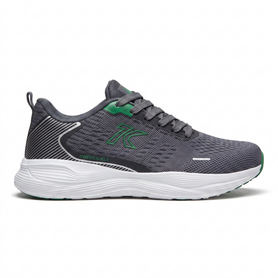 Baskets Homme Sweden KLE Gris Anthracite & Vert – Importées d’Espagne 🇪🇸