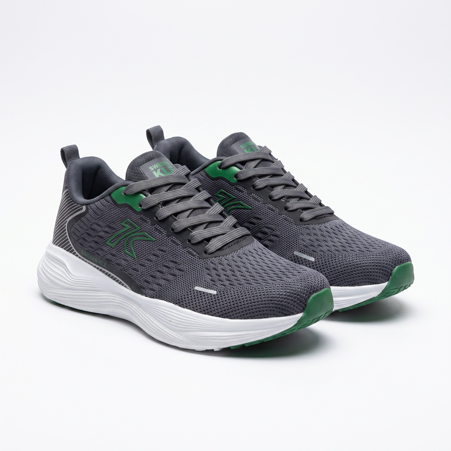 Baskets Homme Sweden KLE Gris Anthracite & Vert – Importées d’Espagne 🇪🇸